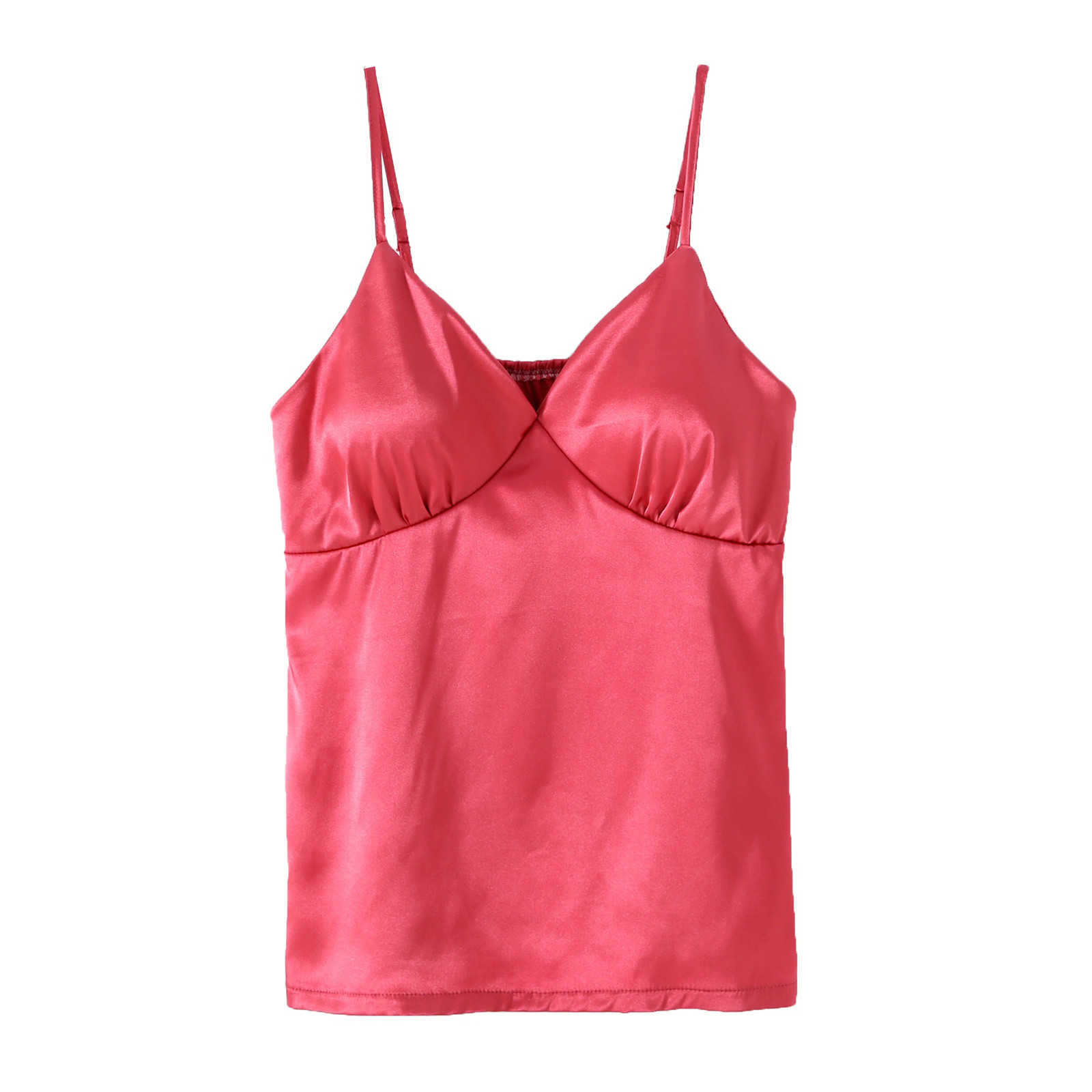 thumbnail image 5 of Conjunto de ropa de estar por casa de 7 piezas para mujer con pantalones cortos de manga larga y tirantes - Pijama de poliéster de color liso con bolsa de almacenamiento y accesorios, 5 of 8